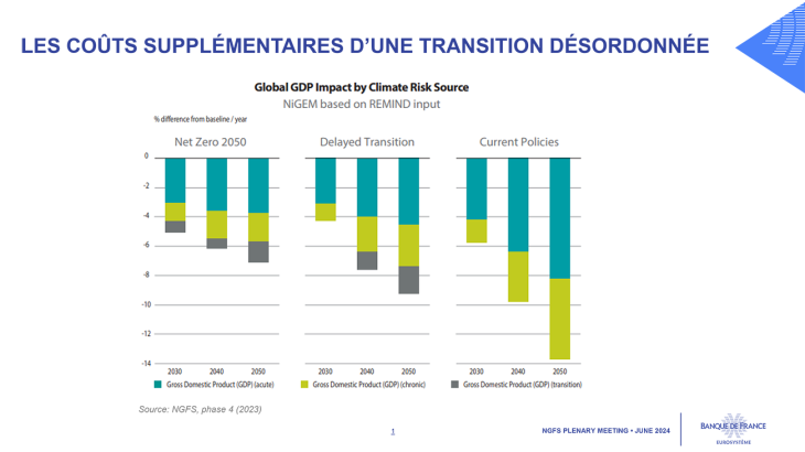 LES COÛTS SUPPLÉMENTAIRES D’UNE TRANSITION DÉSORDONNÉE