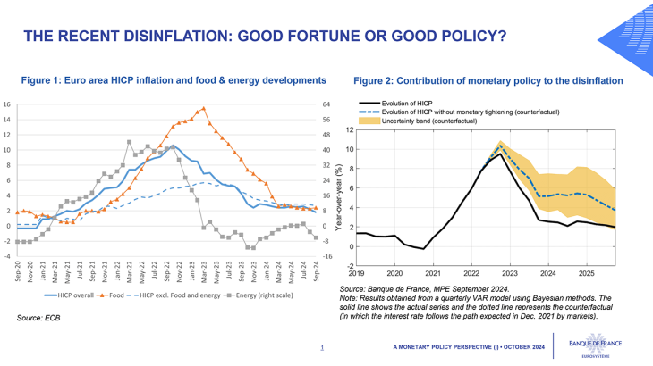 The recent disinflation : good fortune or good policy?