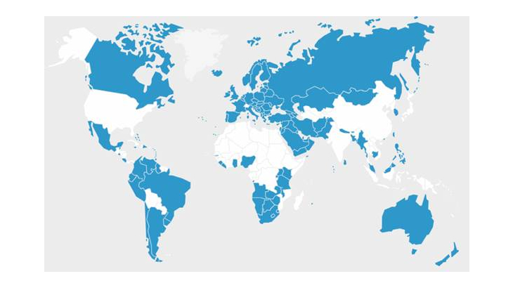 L’application des normes IFRS dans le monde