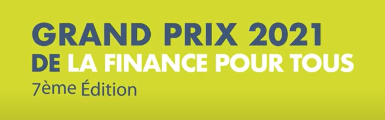 Affiche - étudiants lauréats du Grand prix de La finance pour tous 2021