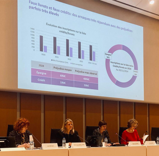 Conférence de presse sur les arnaques financières 2024