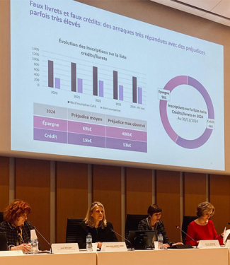 Conférence de presse sur les arnaques financières 2024